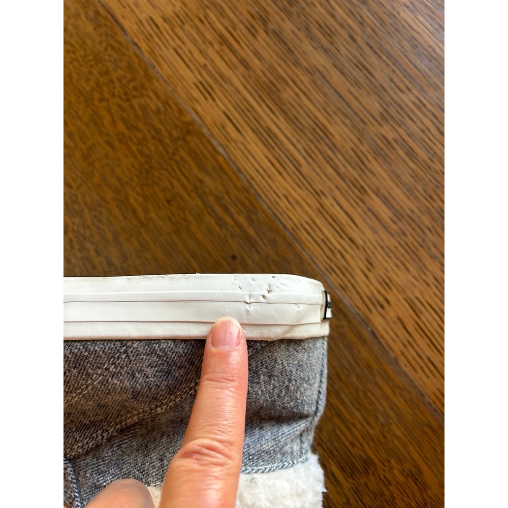 Tommy Bahama High Top Sneakers Heather Gray Fur-Lined size 7 - Picture 6 of 9